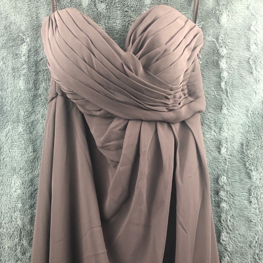 Chocolate Sheath Gown